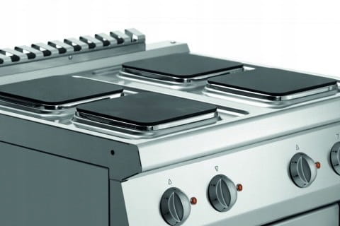 Kuchnia 4-Płytowa Elektryczna 4x2,6 kW + Piekarnik Termoobieg 1/1 Gn Bartsc