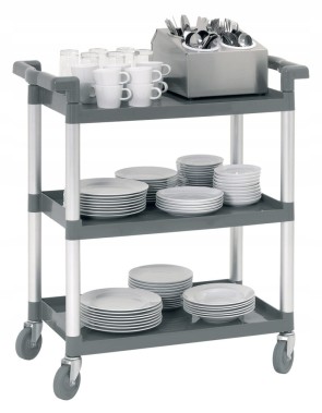 WÓZEK TRANSORTOWY HOTELOWY 3 PÓŁKI 120kg BARTSCHER