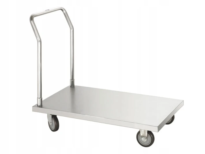 WÓZEK TRANSPORTOWY Z PLATFORMĄ 56 x 94 cm SOLIDNY