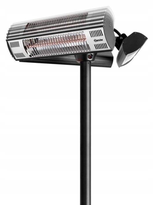 Lampa stojąca Bartscher 3000 W czarny