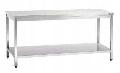Stół Centralny z Półką Nierdzewny 1800x700x850mm Bartscher 311187