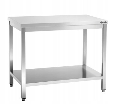 Stół Centralny z Półką Nierdzewny 1000x700x850mm Bartscher 307107