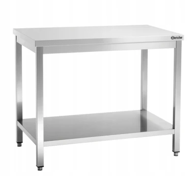 Stół Centralny z Półką Nierdzewny 1000x700x850mm Bartscher 307107