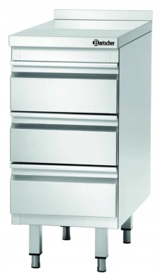 SZAFKA Z SZUFLADAMI 400x700x850 BARTSCHER 338307