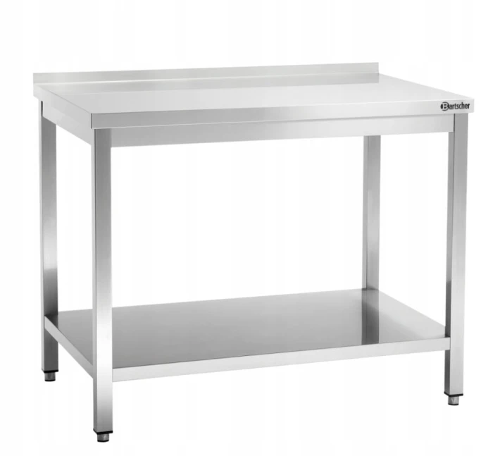 Stół Przyścienny z Półką Nierdzewny 1000x600x850mm Bartscher 308106