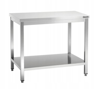 Stół Centralny z Półką Nierdzewny 1300x700x850mm Bartscher 307137