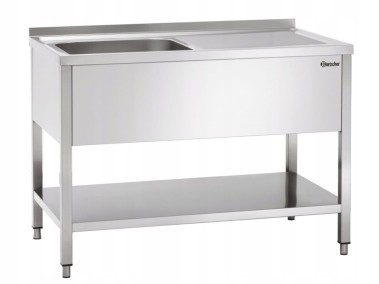 Basen gastronomiczny 140x70x85cm ociekacz PO prawo