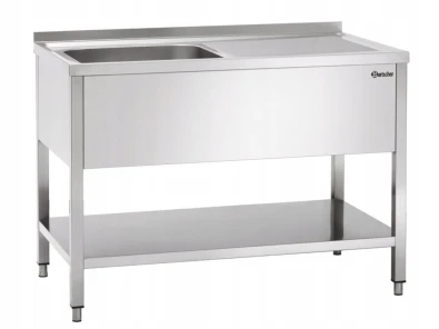 Basen gastronomiczny 140x70x85cm ociekacz PO prawo