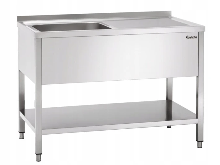 Basen gastronomiczny 140x70x85cm ociekacz PO prawo