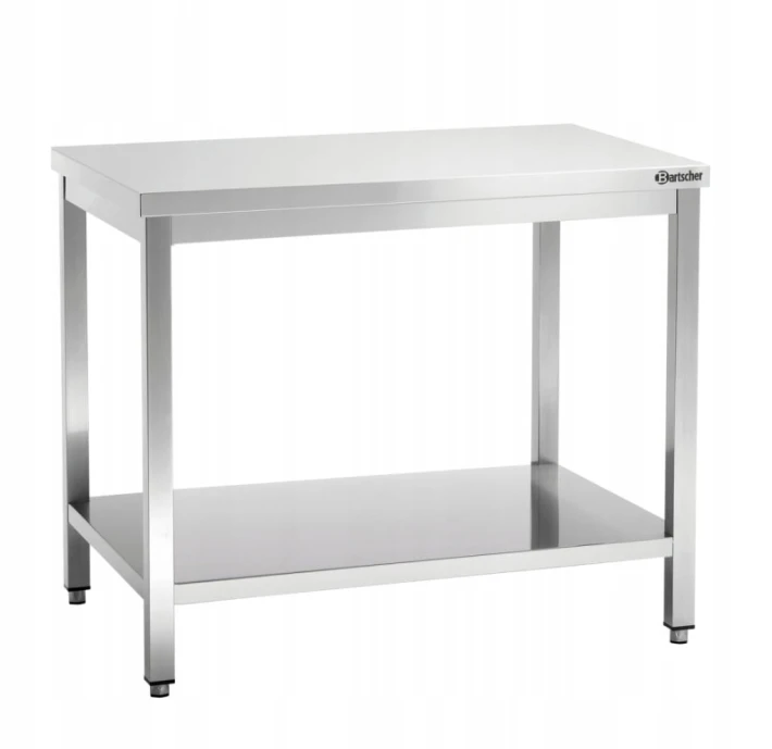 Stół Centralny z Półką Nierdzewny 1200x600x850mm Bartscher 307126