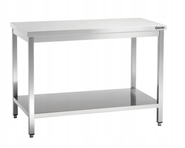 Stół Centralny z Półką Nierdzewny 1400x700x850mm Bartscher 307147