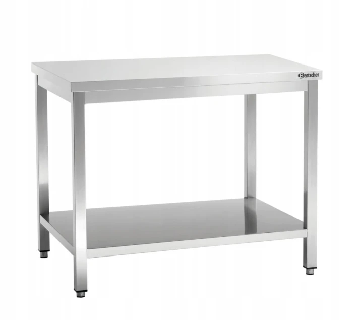 Stół Centralny z Półką Nierdzewny 1300x600x850mm Bartscher 307136