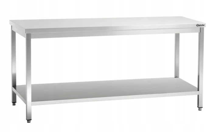 Stół Centralny z Półką Nierdzewny 1800x700x850mm Bartscher 307187
