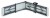 Ławka składana cateringowa 182 cm Bartscher 601180
