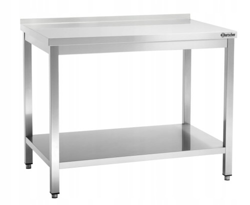 Stół Przyścienny z Półką Nierdzewny 1100x700x850mm Bartscher 308117
