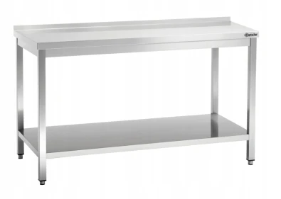 Stół Przyścienny z Półką Nierdzewny 1600x700x850mm Bartscher 308167