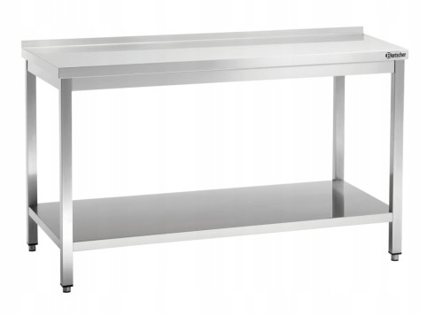 Stół Przyścienny z Półką Nierdzewny 1600x700x850mm Bartscher 308167