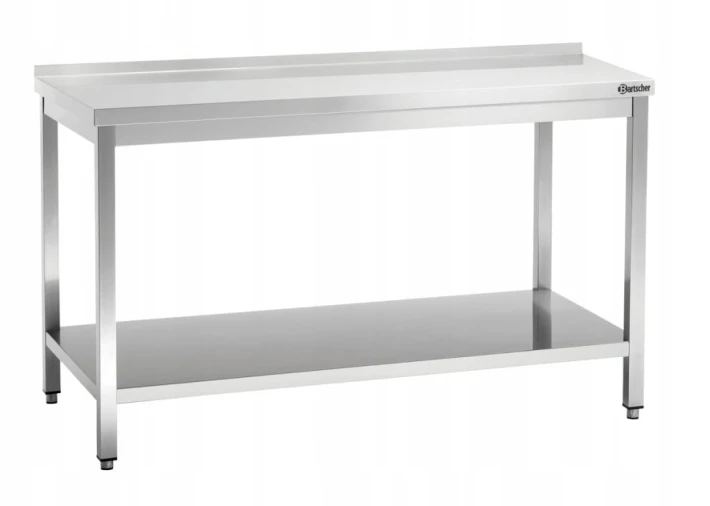 Stół Przyścienny z Półką Nierdzewny 1600x700x850mm Bartscher 308167
