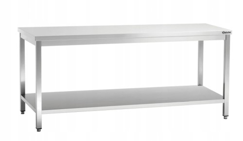 Stół Centralny z Półką Nierdzewny 2000x600x850mm Bartscher 307206