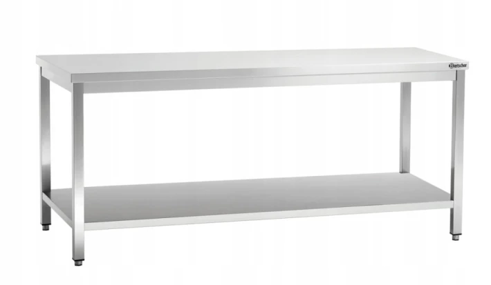 Stół Centralny z Półką Nierdzewny 2000x600x850mm Bartscher 307206