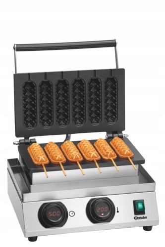 Gofrownica Bartscher 370275 1800 W srebrny/szary