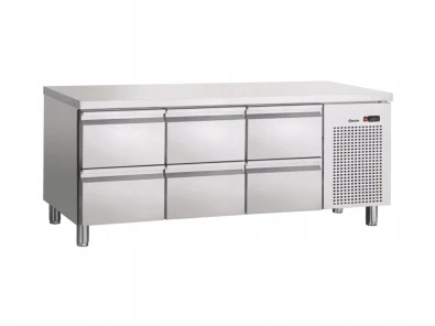 STÓŁ CHŁODNICZY LODÓWKA Z 6 SZUFLADAMI W FORMACIE GN 1/1 INOX BARTSCHER