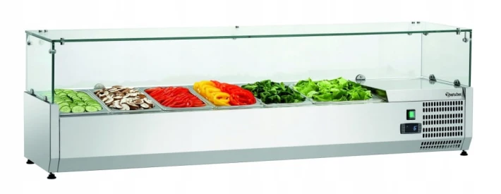 NADSTAWA CHŁODNICZA ZE SZKLANĄ OSŁONĄ 150cm GL3-1501 BARTSCHER