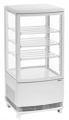 Witryna Chłodnicza Mini 75L Biała 430x430x913mm Bartscher 700287