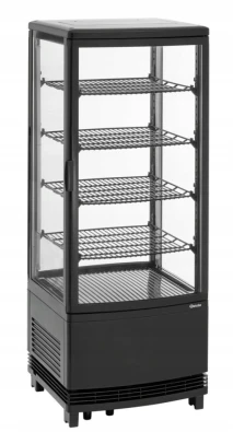 Witryna Chłodnicza Mini 98L Czarna 425x425x1090mm Bartscher 700698