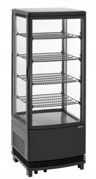 Witryna Chłodnicza Mini 98L Czarna 425x425x1090mm Bartscher 700698