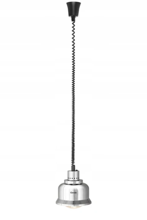 LAMPA GRZEWCZA NA PODCZERWIEŃ SUFITOWA SREBRNA