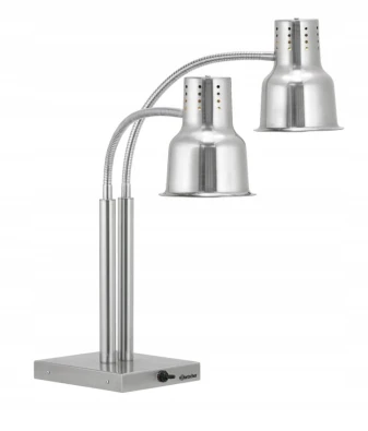 Lampa Grzewcza Na Podczerwień Gastronomiczna 230V 0,5kW Kolor. Srebrny