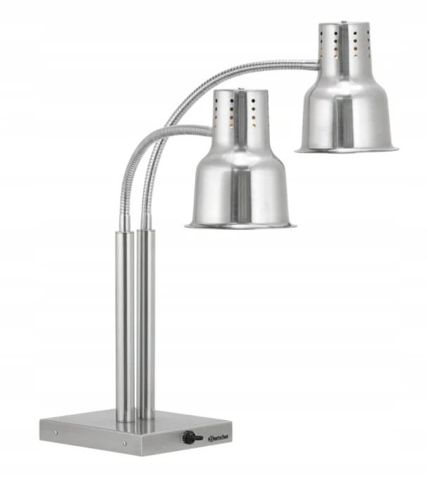 Lampa Grzewcza Na Podczerwień Gastronomiczna 230V 0,5kW Kolor. Srebrny