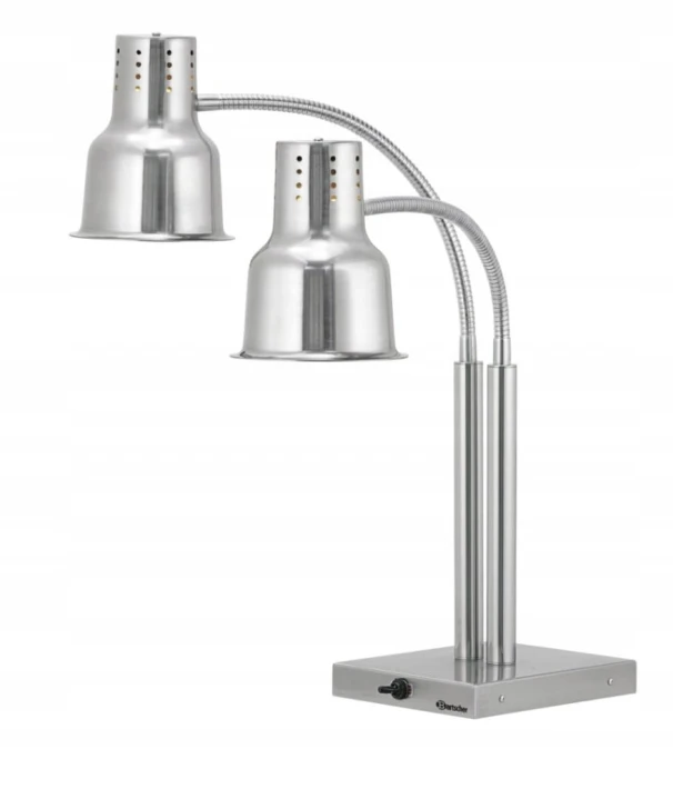 Lampa Grzewcza Na Podczerwień Gastronomiczna 230V 0,5kW Kolor. Srebrny