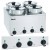 Bemar Hotpot, 4 x wkład 3,5L BARTSCHER 608035