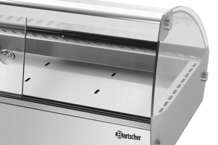 BEMAR Z OSŁONĄ WITRYNA GRZEWCZA 500W + 4 x GN 1/3