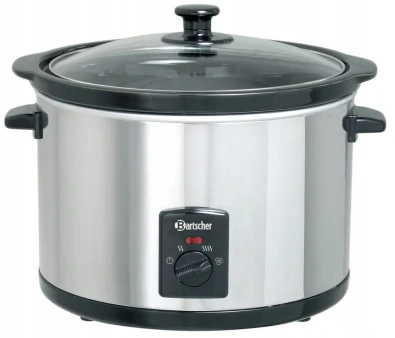 Garnek elektryczny Bartscher A100155 280 W 5,5 l srebrny