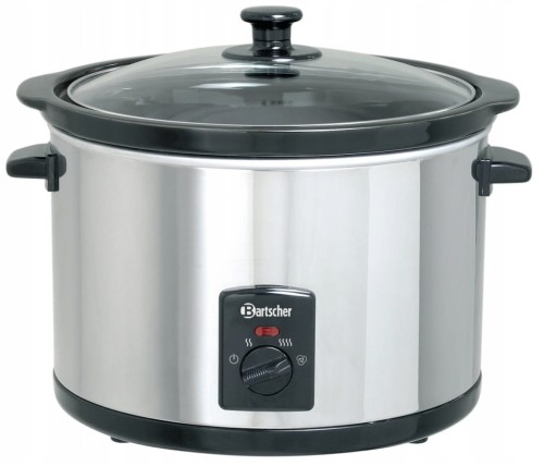 Garnek elektryczny Bartscher A100155 280 W 5,5 l srebrny