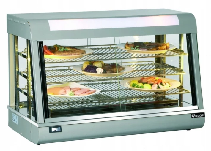 Witrynka grzewcza 3-poziomowa 30-90 °C DELI II Bartscher 306054