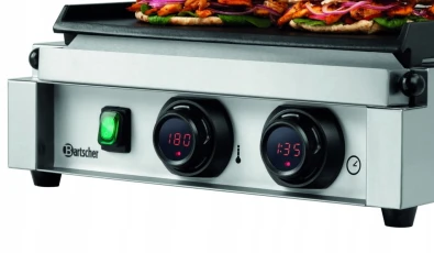 Grill kontaktowy cyfrowy dół gład 2200W Bartscher