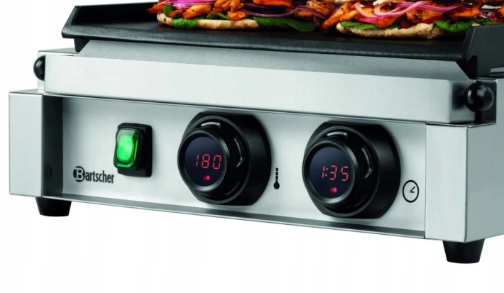 Grill kontaktowy cyfrowy dół gład 2200W Bartscher