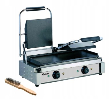 Grill kontaktowy podwójny gładki Bartscher a150672