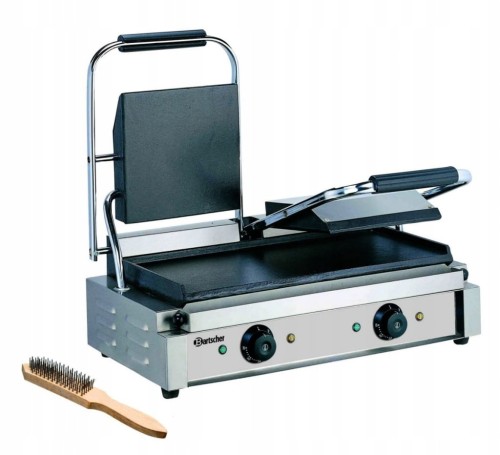Grill kontaktowy podwójny gładki Bartscher a150672