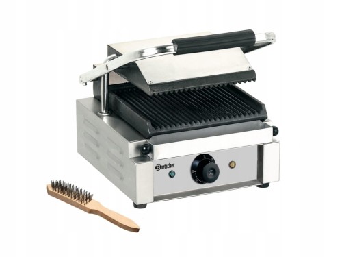 Grill kontaktowy 1800 1R szerokość 290 mm +szczotka Bartscher A150670