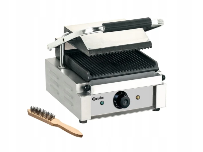 Grill kontaktowy 1800 1R szerokość 290 mm +szczotka Bartscher A150670