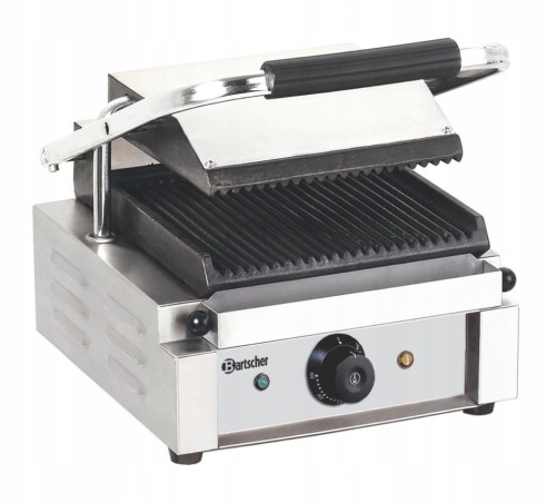 Grill kontaktowy 1800 1R szerokość 290 mm +szczotka Bartscher A150670